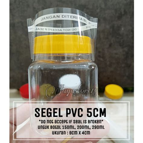 Jual Segel Plastik Pvc Botol Sambal Cm Segel Tutup Botol Segel Induksi