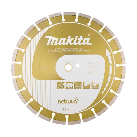 Makita B-54075 Nebula Segmented 3 Star Diamond Blade (D=450mm, S=10mm B ...