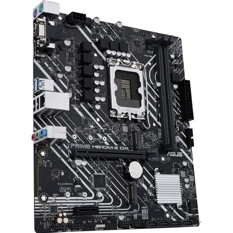 ASUS PRIME H610M-E D4 LGA 1700 Micro-ATX Motherboard ...