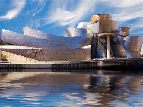 Admire Frank Gehry S Twisting Undulating Architecture At The Guggenheim