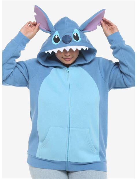 Disney Lilo And Stich Ears Girls Hoodie Plus Size Hot Topic