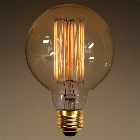 40 Watt Globe Style Edison Light Bulb Antique Light Bulbs Edison Light Bulbs Vintage Light Bulbs