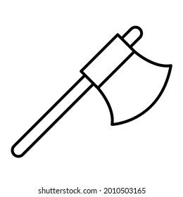 Vector Axe Outline Icon Design Stock Vector (Royalty Free) 2010503165 ...