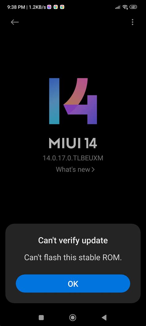 Can't update to HyperOS | Unofficial Xiaomi European Community | MIUI ...