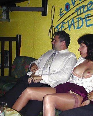 FRENCH NADINE Threesome In A Bar Hubby Takes Pictures Porn Pictures XXX Photos Sex