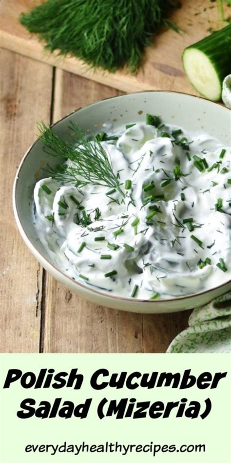 Polish Cucumber Salad Mizeria Is A Refreshing Simple Dish That Can