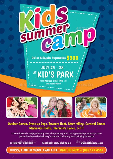 Summer Camp Flyer Template