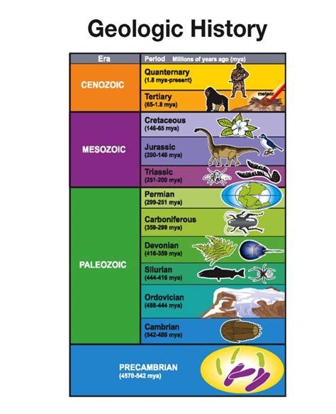 Geologic Time Scale Earth Science Lessons Earth Science