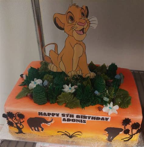 Pin By Calumet Bakery On Disney Shower Cakes Baby Shower Cakes Lion