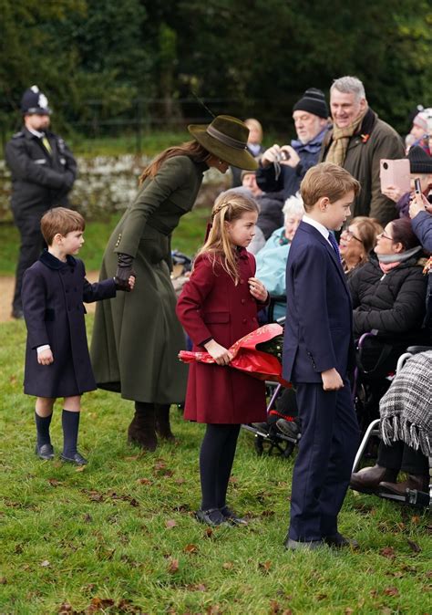 The Prince and Princess of Wales Attend Christmas Day Service 2022 ...