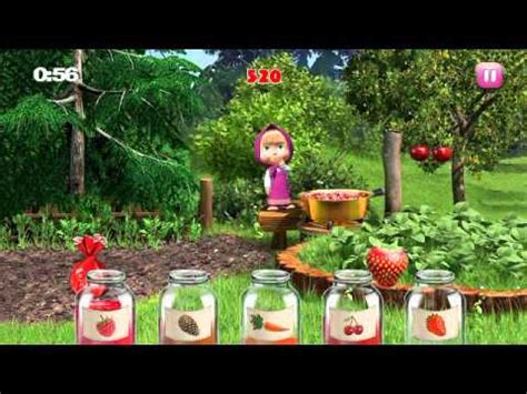 Маша и Медведь День варенья мультик игра на андроид - YouTube