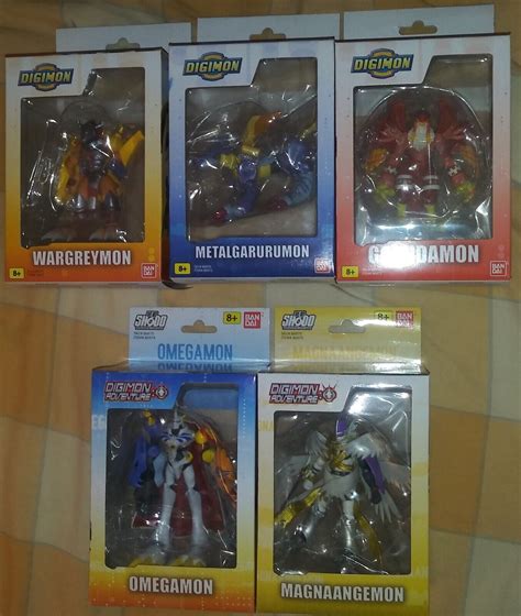 Digimon Bandai Shodo Toys Adventure Wargreymon Metalgarurumon Garudamon