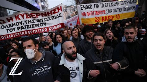 Zugunglück in Griechenland Menschen demonstrieren gegen Zustand