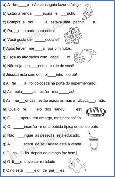 Ortografia X E CH Regras E Atividades Ensinar Hoje