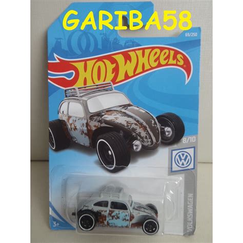 Hot Wheels Custom Volkswagen Beetle Fusca Vw Fusca Gariba Shopee Brasil