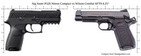 Sig Sauer P Nitron Compact Vs Wilson Combat Sft Size