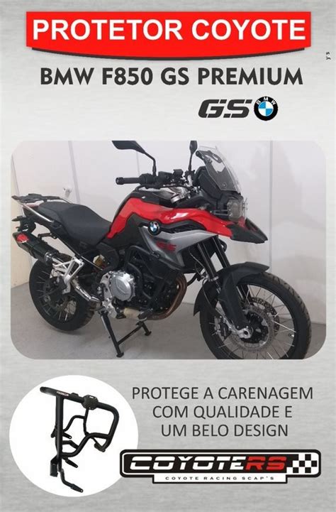 Protetor Motor Carenagem Coyote Bmw F Gs Premium Em Diante