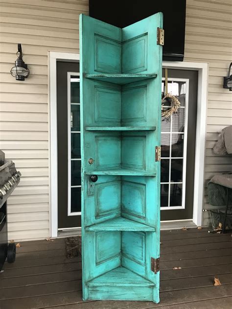 Diy Furniture Renovation Repurposed Door Bookshelf