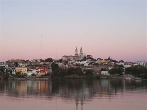 Atardecer En Carmen De Patagones Desde La Costa De Viedma