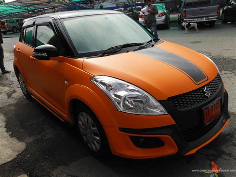 Suzuki Swiftfull Wrap Orange Matte