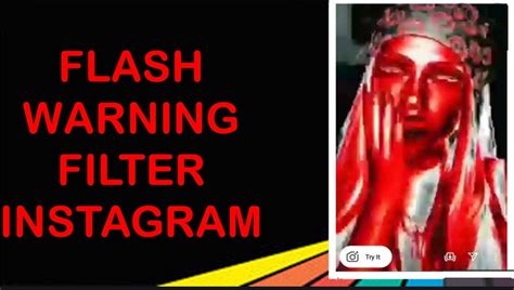 Flash warning filter Instagram || How to Get the Filter Flash warning ...