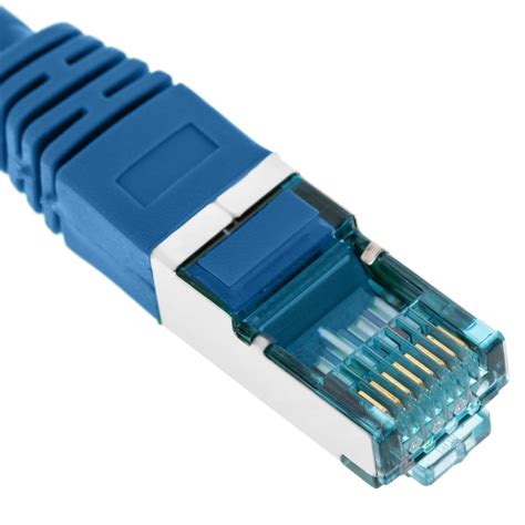 Ethernet Network Cable 1m Lan Sftp Lan Rj45 Cat 7 Blue Cablematic