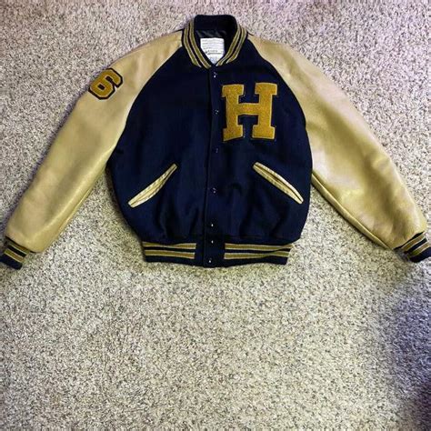 Best Helias Letterman Jacket Vintage 1980s Model For Sale In