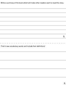 Artifact Book Report by ProjectGals | Teachers Pay Teachers