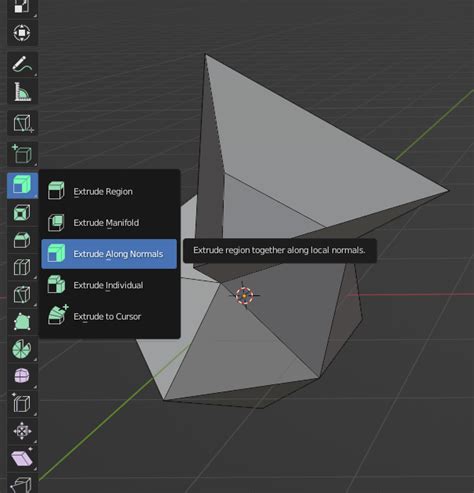 Is There A Way To Extrude Edges Along Normals Modeling Blender