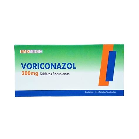 Voriconazol 200mg X 10 Tabletas Brixmedic Farmatina La Farmacia