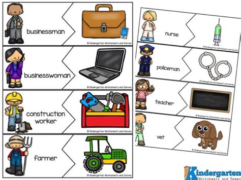 Free Printable Puzzles Community Helpers Activity Worksheets Library