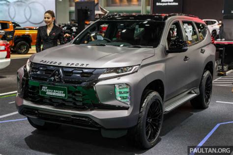 Bangkok 2024 Mitsubishi Pajero Sport Facelift Enjin Baru 4n16 Dari Triton 184 Ps430 Nm