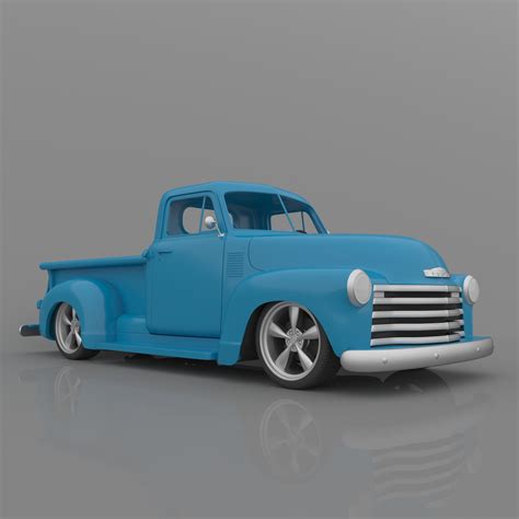 Free 3d File Chevrolet 3100 Pickup 1950 Classic For 3d Printing 🚙 ・3d