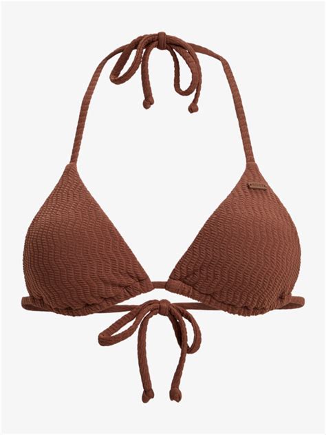 Lagos Tiki Tri Top De Bikini Triangular Para Mujer Roxy