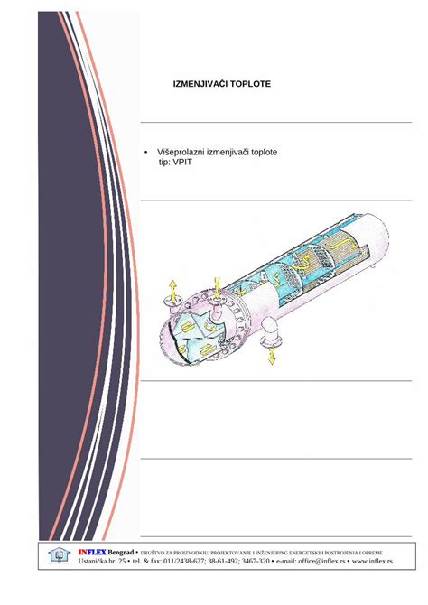 PDF IZMENJIVA ČI TOPLOTE Višeprolazni izmenjiva či toplote inflex rs