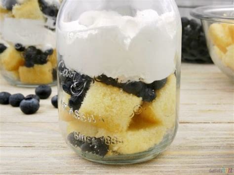 Blueberry Shortcake Trifles Shortcut Mason Jar Dessert Ideas For The