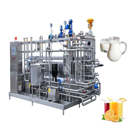 Uht Tubular Sterilization Machines For Milk And Apple Juice Tubular