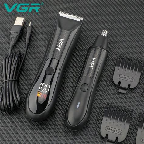 Vgr Vgr Hair Clipper Cordless Portable Digital Display Electric Hair