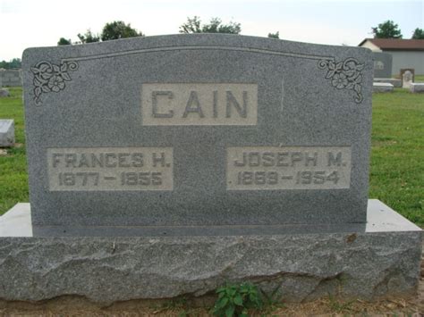 Joseph M Cain (1869-1954) - Find a Grave Memorial