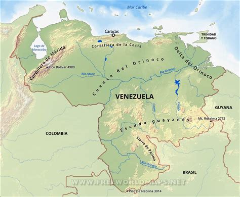 Mapa De De Venezuela - 5