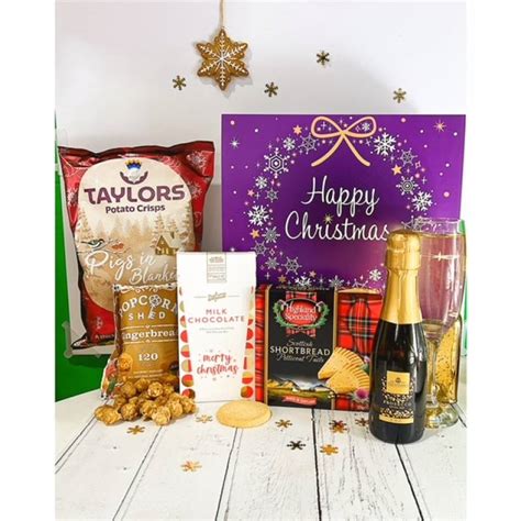 Happy Christmas Food And Drink Hamper Funky Hampers