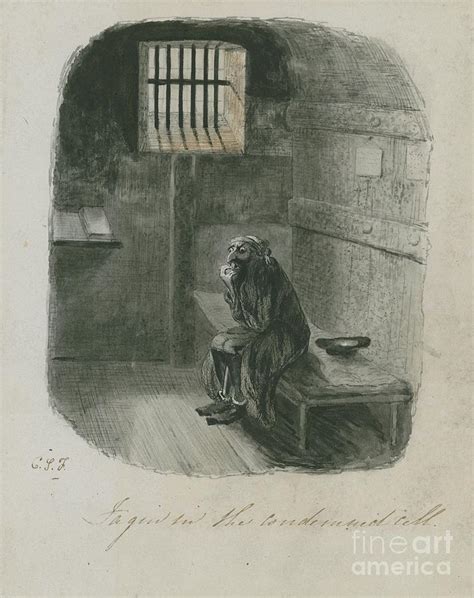 Fagin In The Condemned Cell Painting By English School Fine Art America