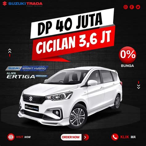 All New Ertiga Hybrid Angsuran Juta Dp Juta Dealer Resmi