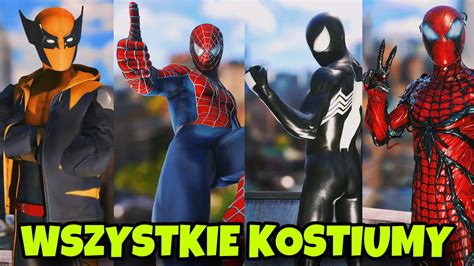 Marvel S Spider Man Ps Pl Wszystkie Kostiumy Do Zdobycia W Grze