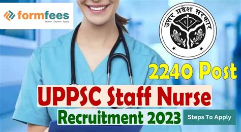 Uppsc Staff Nurse Recruitment Application Window Opens For