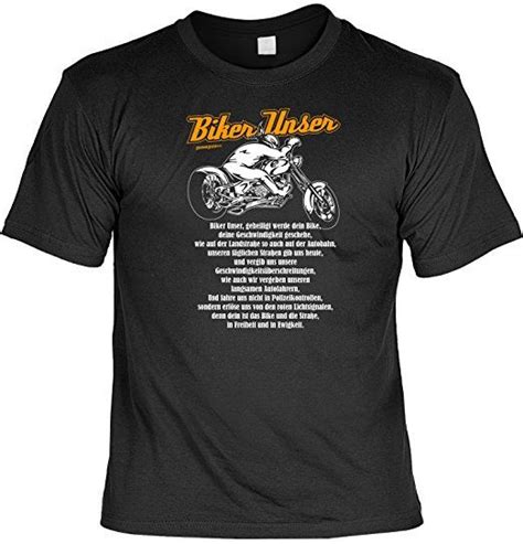 T Shirt Biker Unser Motorrad Gebet Lustiges Spr Che Shirt Als