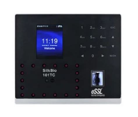 Essl Silkbio 101tc BIOMETRIC Attendance SYSTEM Face Recognition At Rs