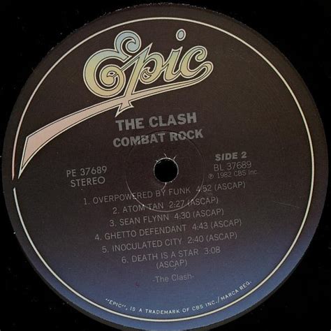 The Clash - Combat Rock - Used Vinyl - High-Fidelity Vinyl Records and ...