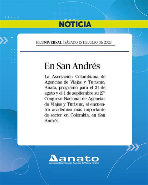 Anato Nacional On Twitter En San Andr S Anato Program Para El