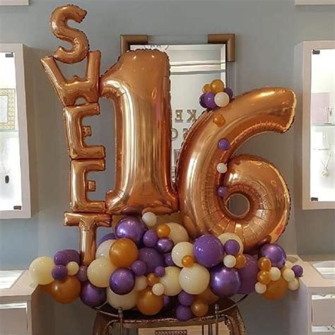 Us 159 20 Off 16 Years Birthday Aluminium Foil Balloons Sweet 16